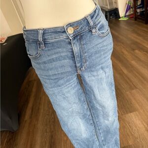 American Eagle Outfitters Light Blue Straight Leg Jeans